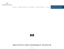 Tablet Screenshot of dominiquetraiteur.com